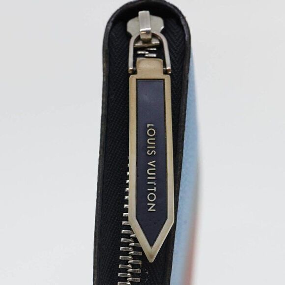 LOUIS VUITTON Damier Cobalt AmericasCup Zippy Organizer Long Wallet - Picture 8 of 12